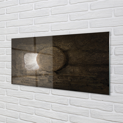 Pintura em vidro Caverna