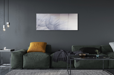 Pintura em vidro Gotas de orvalho dente-de-leão