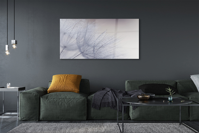 Pintura em vidro Gotas de orvalho dente-de-leão