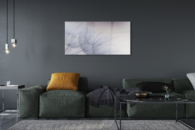 Pintura em vidro Gotas de orvalho dente-de-leão