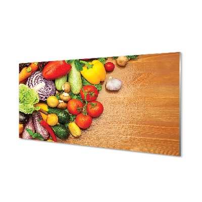 Pintura em vidro Cogumelos de abobrinha com alho