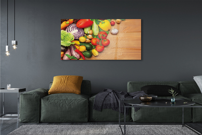 Pintura em vidro Cogumelos de abobrinha com alho