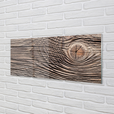 Quadro de vidro Grão da placa de madeira