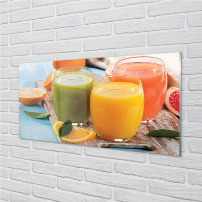 Pintura em vidro Copos coloridos para coquetel