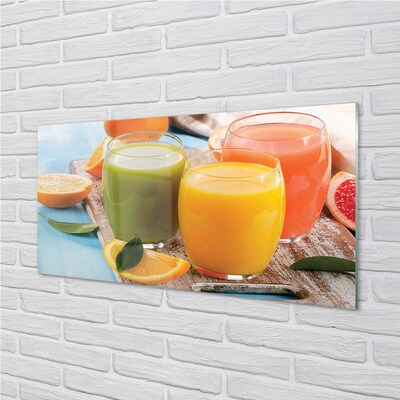 Pintura em vidro Copos coloridos para coquetel