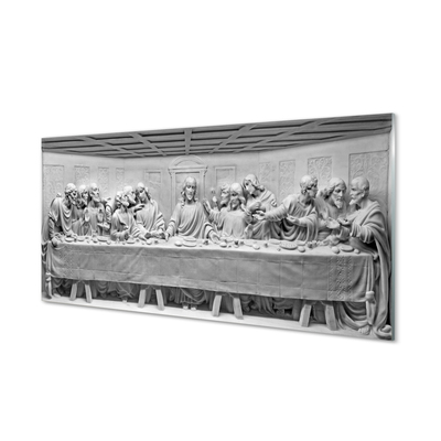 Pintura em vidro A peça A Última Ceia