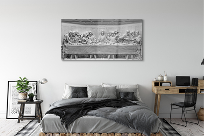 Pintura em vidro A peça A Última Ceia