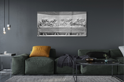 Pintura em vidro A peça A Última Ceia