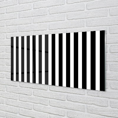 Quadro de vidro Listras geométricas de zebra