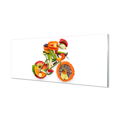 Quadro de vidro Um homem feito de vegetais