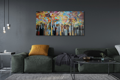 Quadro de vidro Pincéis de esfregaço