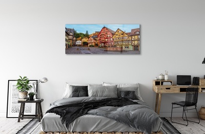 Quadro de vidro Alemanha Cidade Velha Baviera