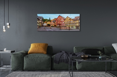 Quadro de vidro Alemanha Cidade Velha Baviera