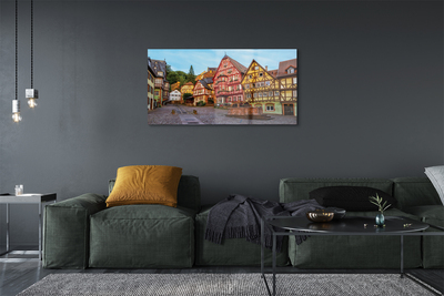 Quadro de vidro Alemanha Cidade Velha Baviera
