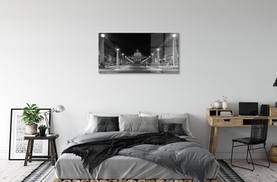 Pintura em vidro Estrada da Capela de Roma