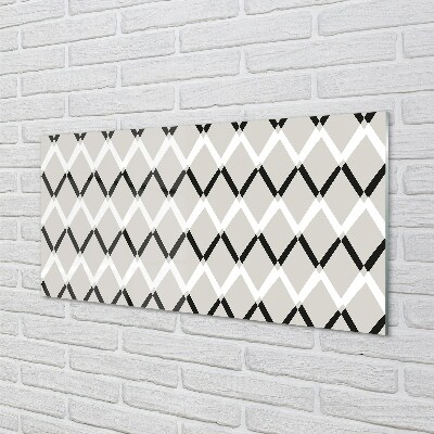 Pintura em vidro Padrão de diamante