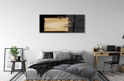 Pintura em vidro Carta de personagem assustadora