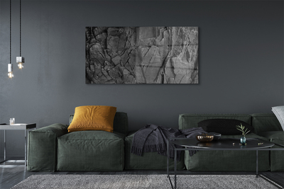 Pintura em vidro Estrutura de pedra abstrata