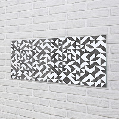 Quadro de vidro Polígonos