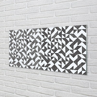 Quadro de vidro Polígonos