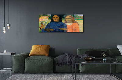 Pintura em vidro Duas Mulheres - Paul Gauguin