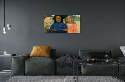 Pintura em vidro Duas Mulheres - Paul Gauguin