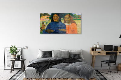 Pintura em vidro Duas Mulheres - Paul Gauguin