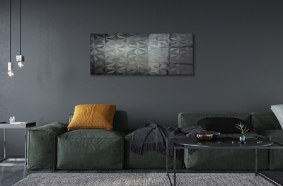 Pintura em vidro cones 3D