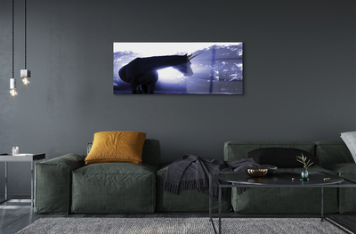 Quadro de vidro Floresta do Unicórnio