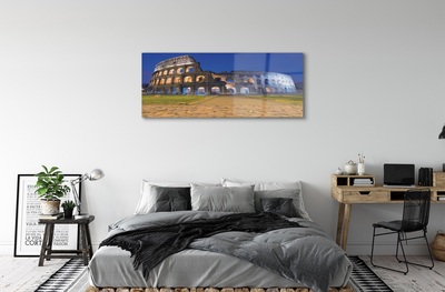 Quadro de vidro Pôr do sol em Roma, Coliseu