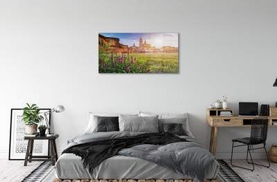 Quadro de vidro Rio Sunrise da Alemanha