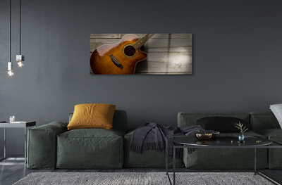 Pintura em vidro Guitarra