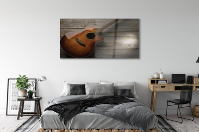 Pintura em vidro Guitarra