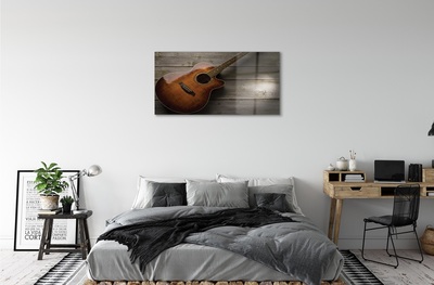 Pintura em vidro Guitarra