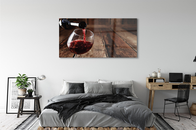 Quadro de vidro Tábuas de taças de vinho