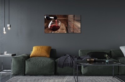 Quadro de vidro Tábuas de taças de vinho