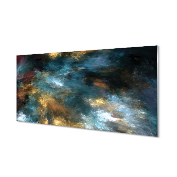 Quadro de vidro Gosma colorida