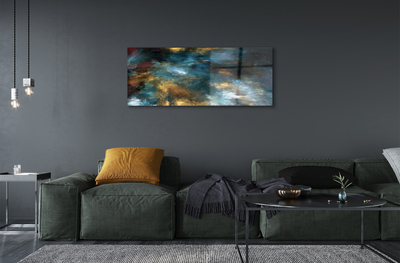 Quadro de vidro Gosma colorida