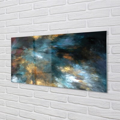 Quadro de vidro Gosma colorida