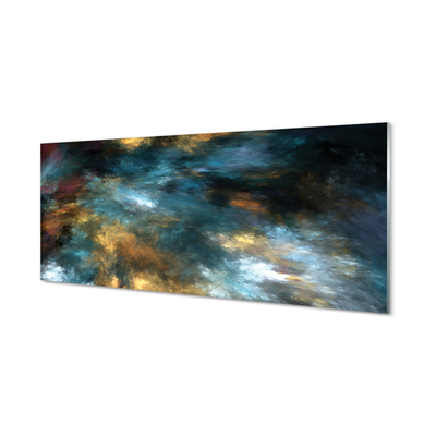 Quadro de vidro Gosma colorida