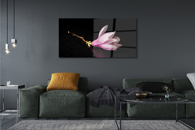 Pintura em vidro Água de flores