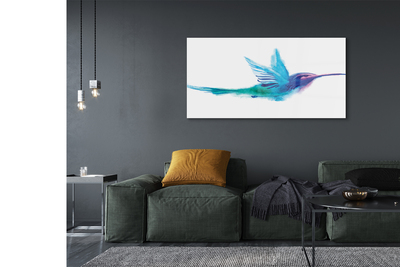 Quadro de vidro Papagaio pintado