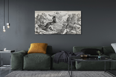 Pintura em vidro Desenhando pessoas de Jesus