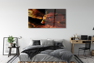 Quadro de vidro Diabo