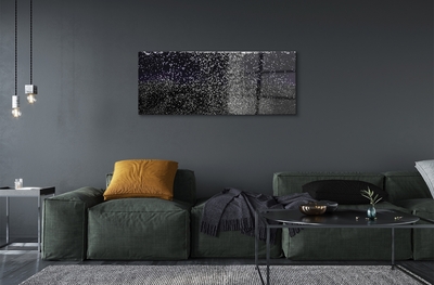 Quadro de vidro Gotas de bolhas de água