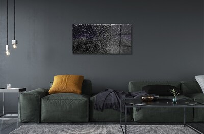 Quadro de vidro Gotas de bolhas de água