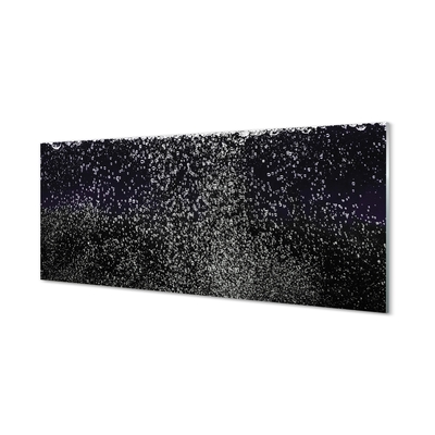 Quadro de vidro Gotas de bolhas de água