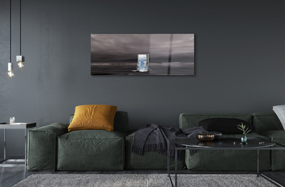 Quadro de vidro Porta do mar céu