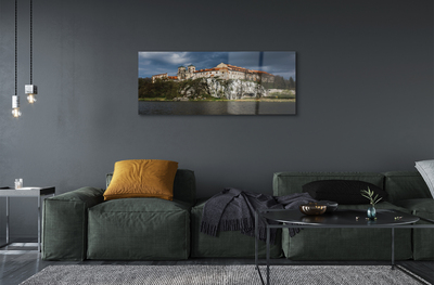 Pintura em vidro Castelo do Rio Cracóvia