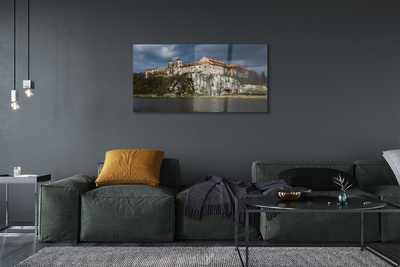 Pintura em vidro Castelo do Rio Cracóvia